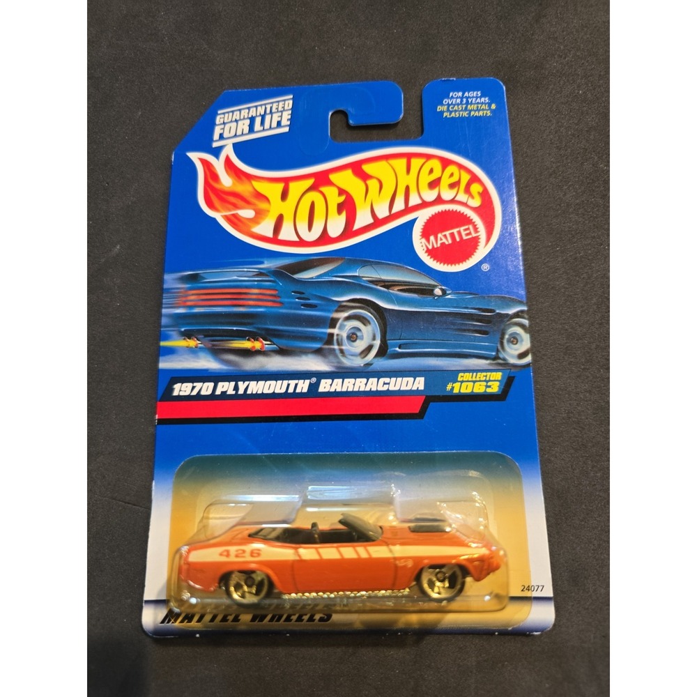 Hot Wheels '70 Plymouth Barracuda #1063 HW '98 Series Orange VHTF!